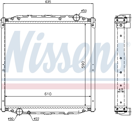 Radiateur Nissens 62880A