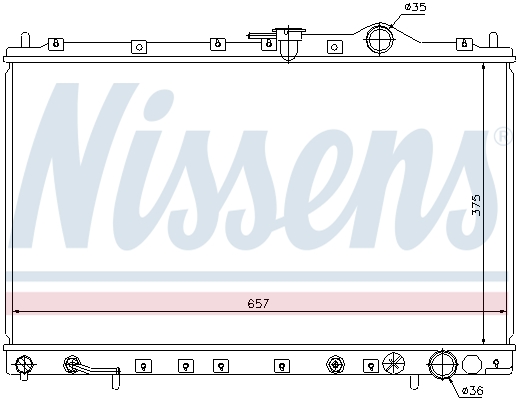 Nissens Radiateur 62887