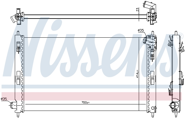 Nissens Radiateur 628952