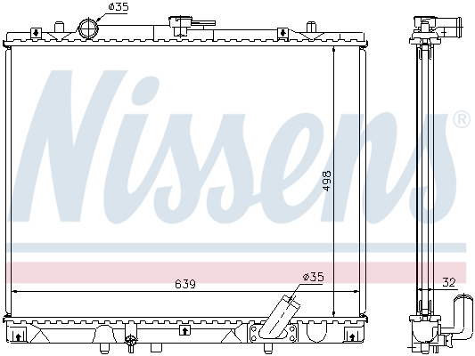 Nissens Radiateur 62895A