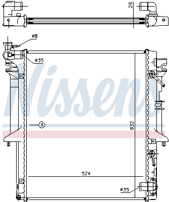 Nissens Radiateur 62896