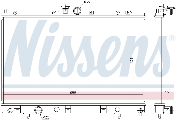 Nissens Radiateur 628964