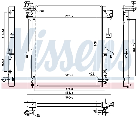 Nissens Radiateur 628965