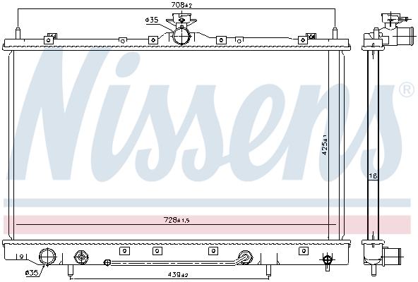 Nissens Radiateur 628975