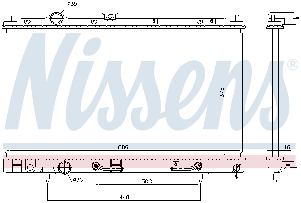 Nissens Radiateur 628983