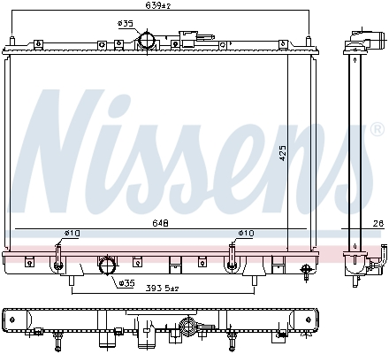 Nissens Radiateur 628986