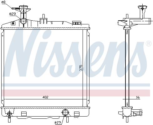 Nissens Radiateur 628988