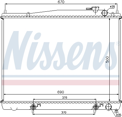 Nissens Radiateur 62916