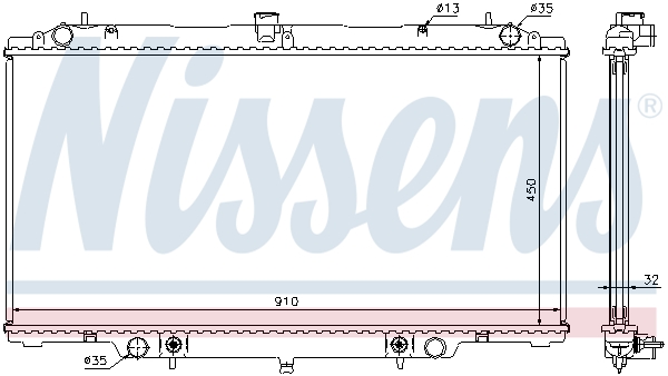 Nissens Radiateur 62953A