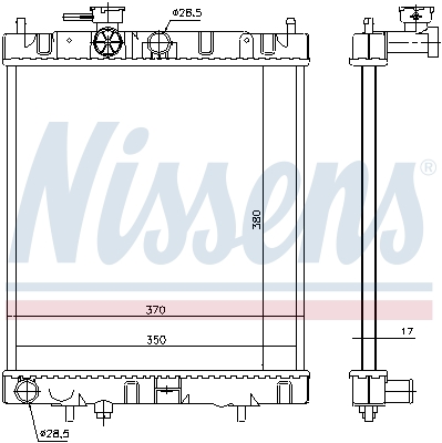 Nissens Radiateur 62954