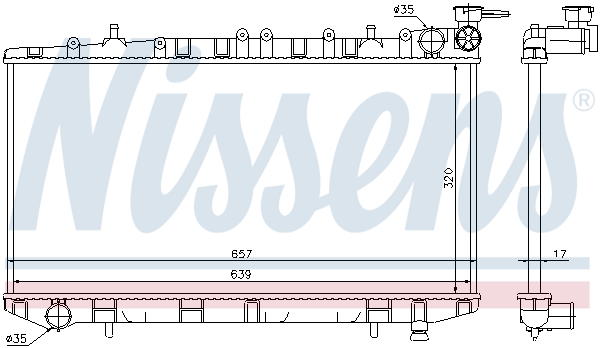 Nissens Radiateur 62961