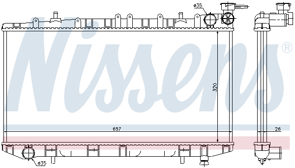 Nissens Radiateur 62963