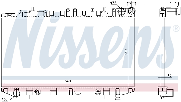 Nissens Radiateur 629731