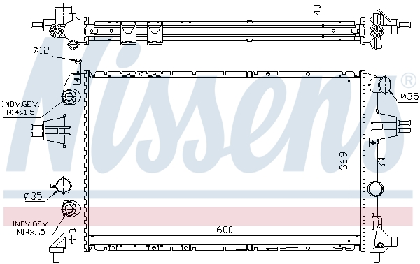 Nissens Radiateur 63003A