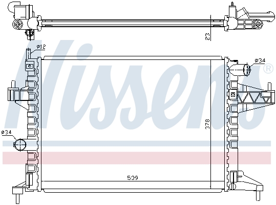 Nissens Radiateur 63008