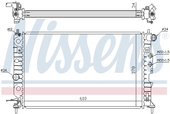 Nissens Radiateur 630121