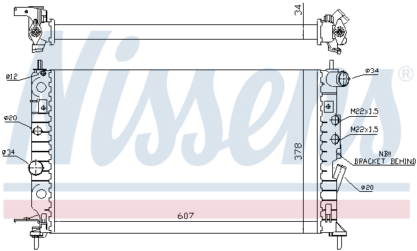 Nissens Radiateur 63013A