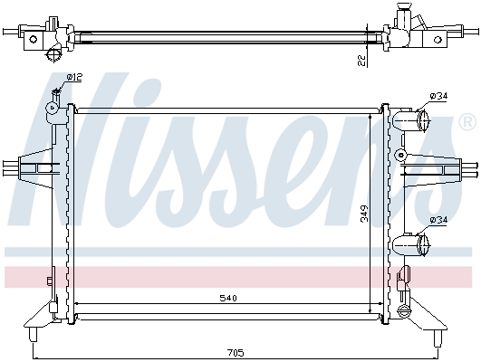 Nissens Radiateur 63016