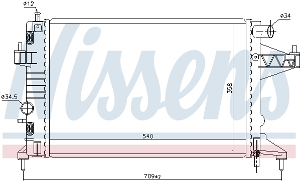 Nissens Radiateur 63018