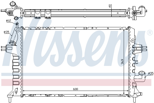 Nissens Radiateur 63021A