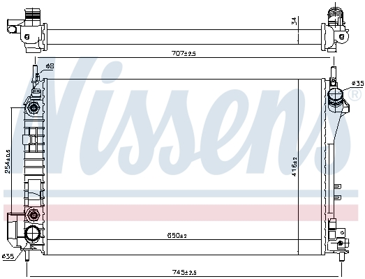 Nissens Radiateur 63023