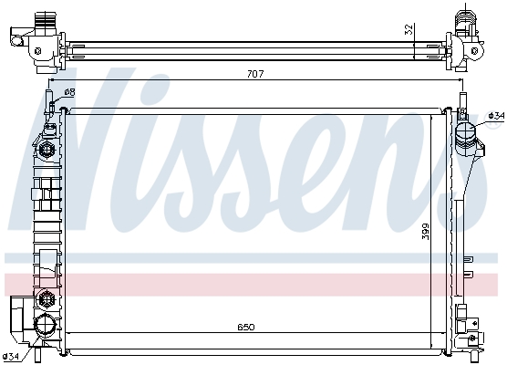 Nissens Radiateur 63023A