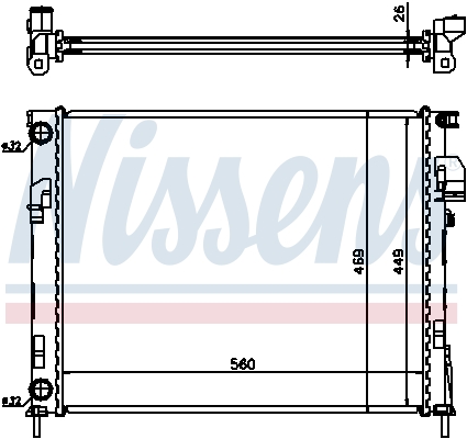 Nissens Radiateur 63025A