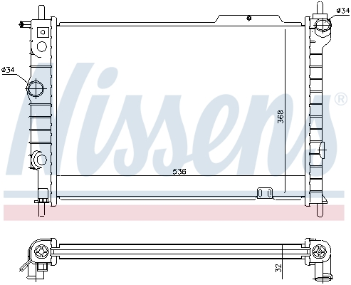 Nissens Radiateur 63059