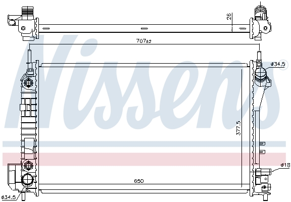 Nissens Radiateur 630703