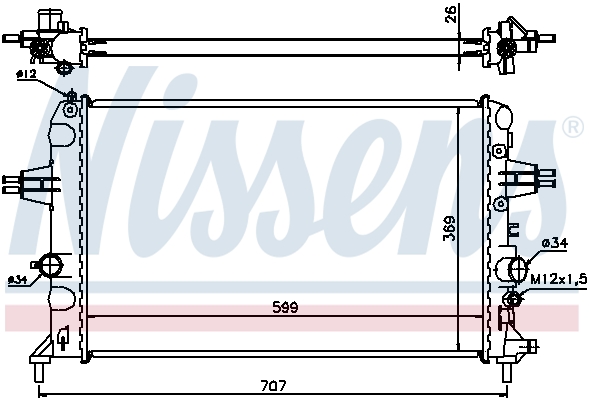 Nissens Radiateur 630704