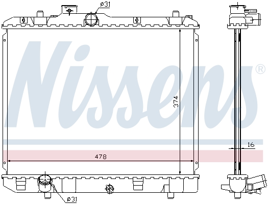 Nissens Radiateur 630707