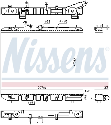 Nissens Radiateur 630708