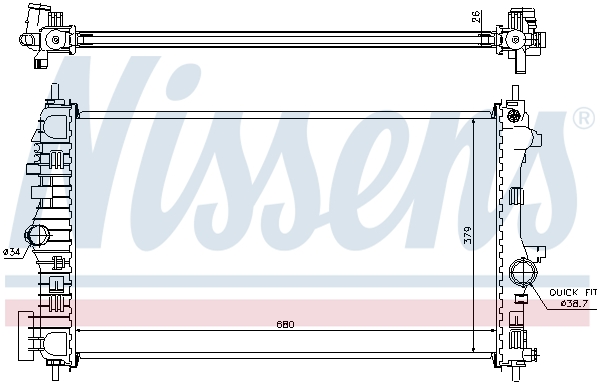 Nissens Radiateur 630716