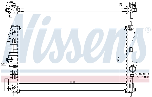 Nissens Radiateur 630717