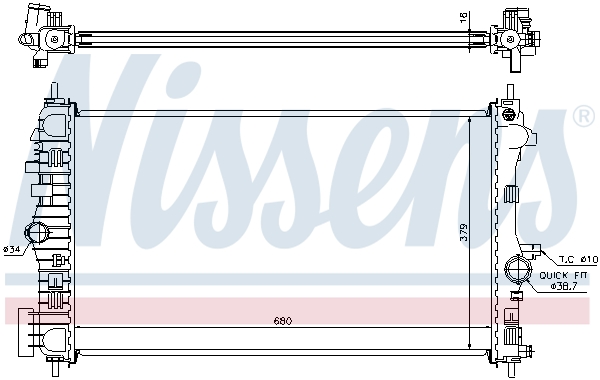 Nissens Radiateur 630718