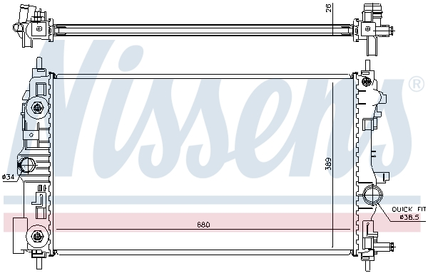 Nissens Radiateur 630723