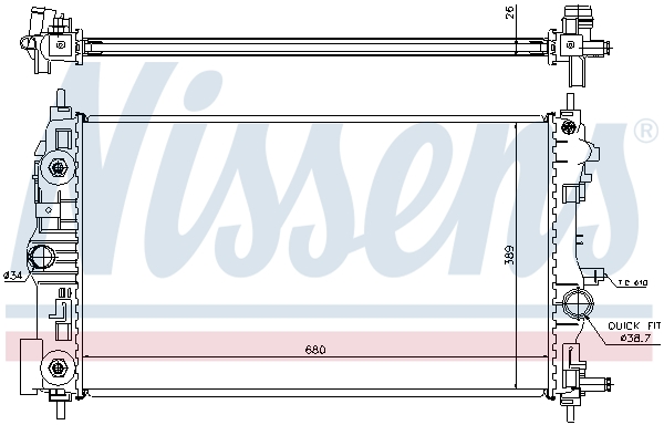 Nissens Radiateur 630724