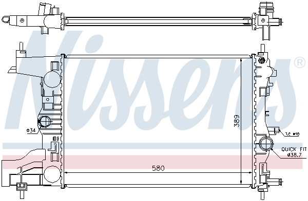 Nissens Radiateur 630725