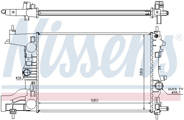 Nissens Radiateur 630726