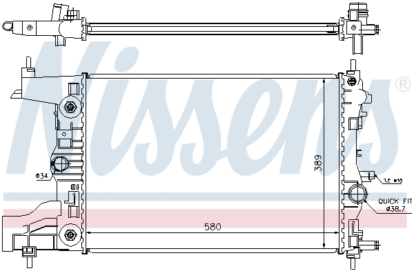 Nissens Radiateur 630728