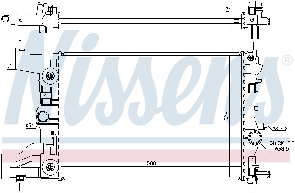 Nissens Radiateur 630729