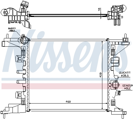 Nissens Radiateur 630734