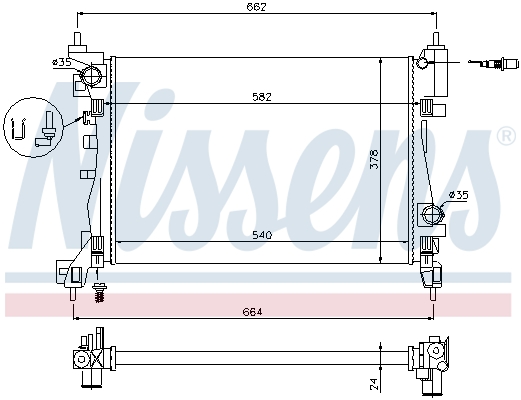 Nissens Radiateur 630743