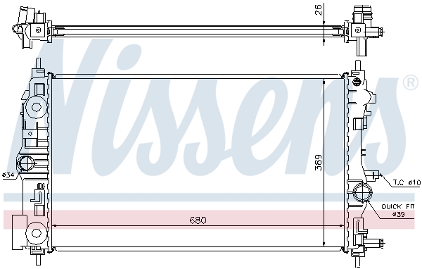 Nissens Radiateur 630745