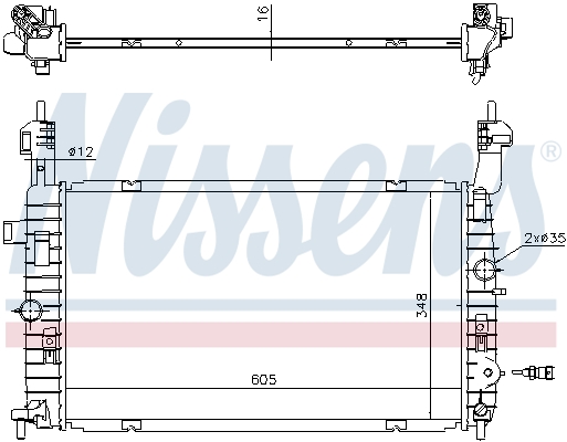 Nissens Radiateur 630747