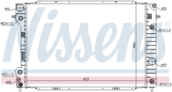 Nissens Radiateur 63075