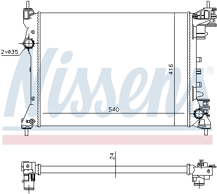 Nissens Radiateur 630753