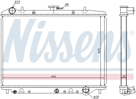 Nissens Radiateur 630754