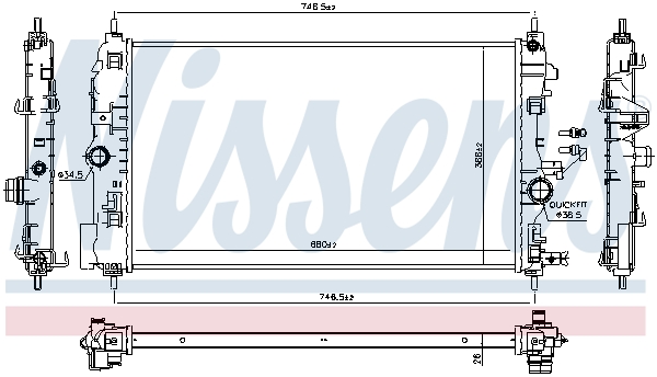 Nissens Radiateur 630763