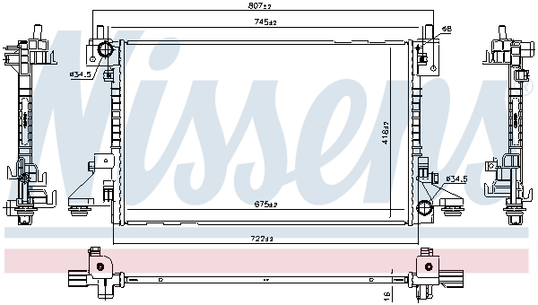 Nissens Radiateur 630766